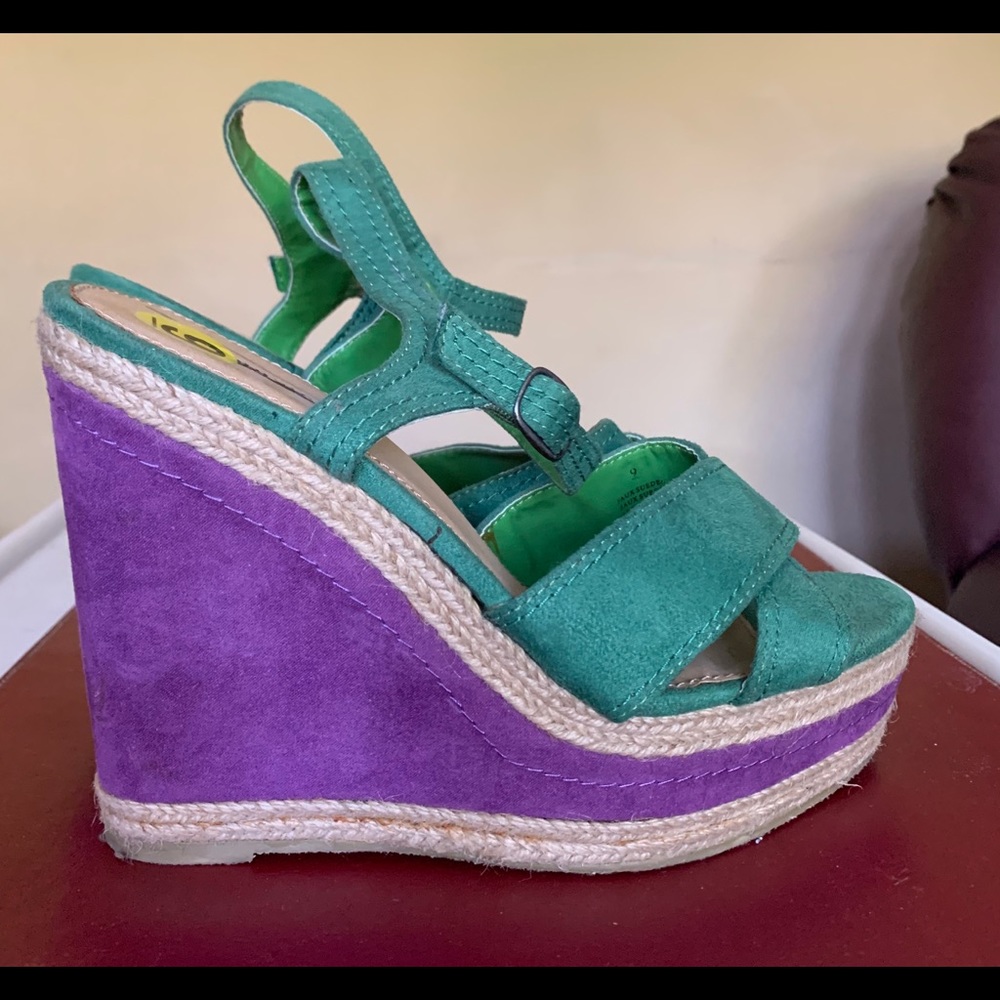 Suede Wedges!
